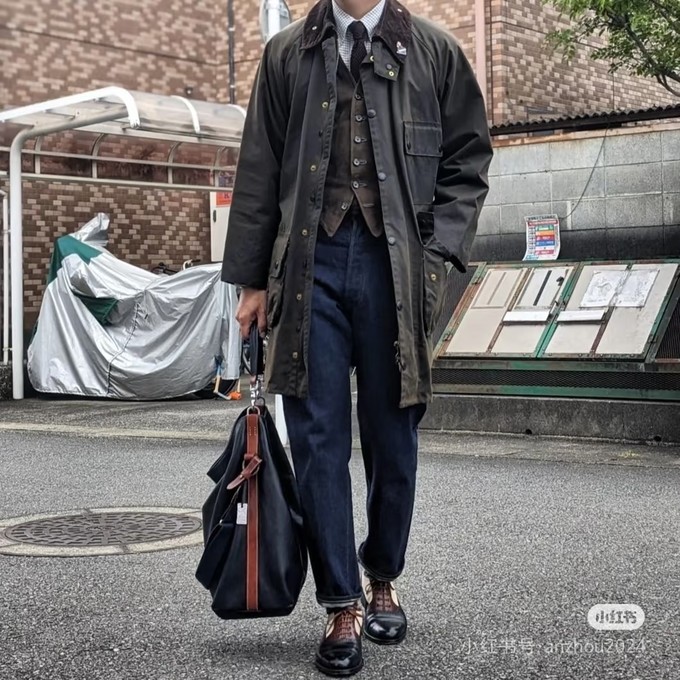 巴伯尔男士夹克