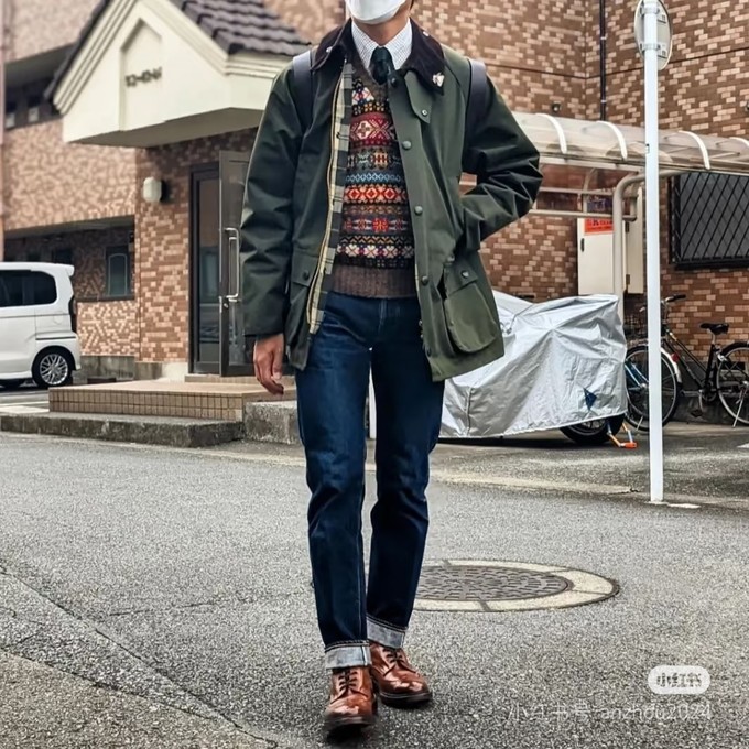 巴伯尔男士夹克